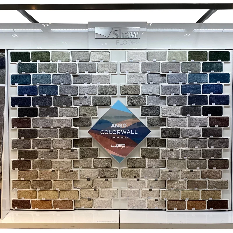 ColorwallDisplay-2023 Shaw® Floors Anso® Nylon Color Wall | Randy's Flooring
