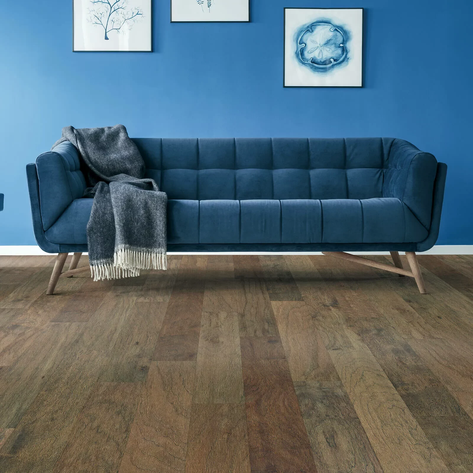 Cherokee-Ridge_1600x1600-square Blue sofa on hardwood floor | Randy's Flooring